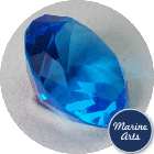 9261 - Glass Gem - Sapphire Blue
